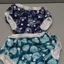 ALVABABY Baby Swim Diapers 2pcs Reuseable Washable & Adjustable for Swimming Lesson & Large Size Baby Boy ZSW18-21 (02marine Animal Large)