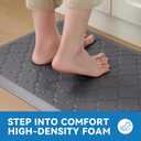 Kitchen Mats for Floor, Wide Cushioned Anti Fatigue Mat, Grey