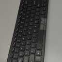 Wireless Keyboard and Mouse Combo, Compact Quiet Wireless Keyboard and Mouse Set 2.4G Ultra-Thin Sleek Design for Windows, Computer, Desktop, PC, Notebook, Laptop (Black01)