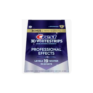 Crest 3D Whitestrips Professional Effects – Teeth Whitening Kit,  LEVELS 19WHITER IN 22 DAYS – Crest 3DWhite Teeth Whitening Strips
