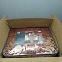 Madison Park Essentials Brystol 24 Piece Room in a Bag Faux Silk Comforter Jacquard Paisley Design Matching Curtains Down Alternative Hypoallergenic All Season Bedding-Set, Queen (90 in x 90 in), Red