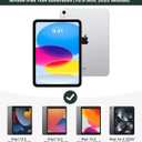 ZryXal iPad (A16) Case/iPad 10th Generation Case [11-Inch 2025/10.9 Inch 2022] with Pencil Holder, Smart Cover with Soft TPU Back [Support Auto Wake/Sleep] (New Midnight Green)