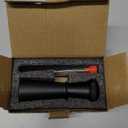 Nessus WDT Espresso Distribution Tool, Espresso Accessories with Built-in Cleaning Brush, 0.35mm 10 Needle Distributor and Extra 10 Needles for Espresso Stirrer, Aluminum Handle with Stand for Barista (Black)