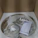 10 Light Crystal Chandeliers Brushed Gold Cluster Pendant Light Fixture Long High Ceiling Crystal Staircase Chandelier Modern Raindrop Hanging Chandelier