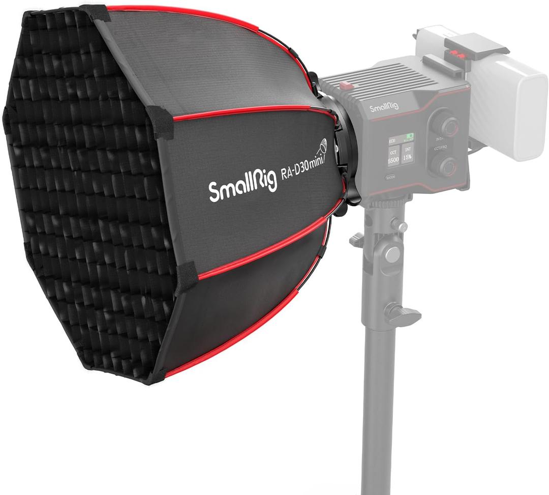 SmallRig 11.4/29cm Mini Parabolic Softbox Quick Release, Compatible with SmallRig RC 60B/60C, RC 100B/100C Series COB LED Video Light, RA-D30-4358