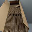 Amazon Basics Moving and Storage Boxes with Handles and Lift-Off Lids, File Storage, Collapsible, 15x10x12 in, Brown, 20-Pack