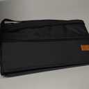 Under Bed Storage with Wheels 2-Pack, 75L XXL Under the Bed Storage Containers Large, 12" Tall Adjustable Storage for Underbed with Lids, Rolling for Shoes, Clothes, Blankets (Black)