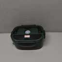 Electric Lunch Box 80W for Adults, 1.5L Lunch Warmer with 2 Compartments for Truck/Car/Work, Fast Portable Heated Lunch Box Food Warmer Heater 12/24/110V, Removable Stainless Steel Container