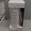 BOBOMOMO Tradition 20.5" Rustic Table Lamp Set of 2 for Living Room Farmhouse Bedside Desk Lamps Bedroom Nightstand Vintage Lamps Linen WashedSuitable for Decorating Small Areas (Antique White)