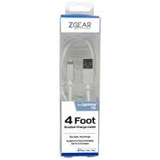 zgear 4 braided spin metal tip cbl wh