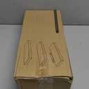 BAYKA Grey Floating Shelves for Wall, Wall Mounted Rustic Wood Shelves for Bathroom, Bedroom, Living Room, Kitchen, Small Hanging Shelf for Books/Storage/Room Decor (Set of 3, 15.7in) (E. Grey - Industrial Edge Style)