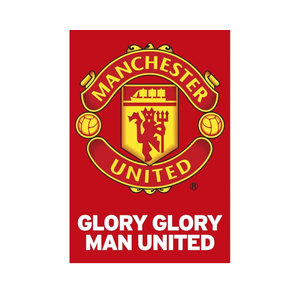Manchester United - Glory Glory Team Crest Poster (24 x 36 inches)