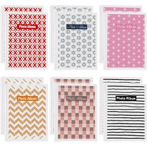 Sinmoe 12 Pcs Mini Photo Album 4x6 Hold 36 Photos Small Photo Book 4x6 Picture Book for Graduation Wedding Family Anniversaries Vacation with Removable Decorative Inserts(Multicolor,Fresh Style)