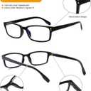 Kerecsen 6-Pack Reading Glasses Blue Light Blocking,Spring Hinge Readers for Men Women,Computer Eyeglasses