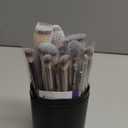 BSMALL Makeup Brush Set 18 Pcs Premium Synthetic Foundation Powder Concealers Eye shadows Blush Makeup Brushes with black case