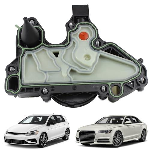 YzusGomumu PCV Vent Valve Engine Crankcase Oil Separator Compatible with 2014-2018 VW Golf Alltrack SportWagen Jetta Passat Bettle GTI 2015-2018 Audi A3 A4 A5 A6 A7 Q3 Q7 TT Replaces# 06K103495