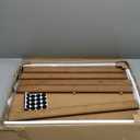 Gashell Wire Shelf Covers, Bamboo Wire Rack Covers for Pantry, Closet (5pcs, 24" W x 16" D)