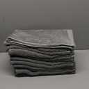 Amazon Basics Soft and Thick Cotton Hand Towels, 16" x 26", Gray, 12-Pack