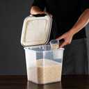 20-25 lbs Rice Container with Measuring Cup