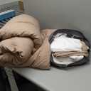 Andency Taupe California King Comforter Set - 7 Pieces Khaki Tan Bed in a Bag Cal King Bedding Comforter Sets, Summer Solid Soft Lightweight Comforter with Sheets, Pillowcases & Shams