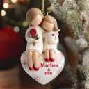 Jesuspirit Grandma & Grandchild Christmas Ornament  Grandma and Me, Acrylic Ornament for Grandmother, First 2025 (Mother and Me)