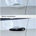 YINGTUU for BMW 118i 120i 320i 323i X1 X3 X5 X6 328i 335i 435i 440i Accessories Exterior Door Handle Cover Protection - Black