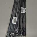 2 x Goowin Spring Rods, 5/8" Diameter, No Drilling, Expandable (12-20 in), Black, 3 Pack for Closet, Cupboard, Hanging Clothes