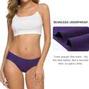 ALTHEANRAY Women’s Seamless Hipster Underwear No Show Panties Soft Stretch Bikini Underwears Multi-Pack (S)
