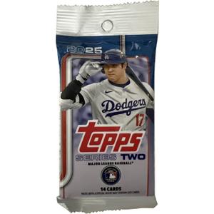 Topps 2025 Series 2 Baseball Trading Card Pack (14 Cards)