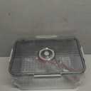 Bread Box for Homemade Bread-Airtight Plastic Bread Storage Container with Lids, Fridge-Time Recording Acrylic Clear Sealed Toast,Donut,Cookies Keeper(Dishwasher Safe-no)