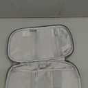 Travelkin Travel Cord Organizer, Small Electronic Organizer Travel Case, Cable Organizer Bag For Cords,Chargers Phone, Sd Card,Usbs (3-Interstellar Grey)