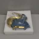 Pelican Key Holder Statues,Fun Animal Hippo Candy Dish,Candy Dish for Office Desk Unique,Modern Key Holder for Pelican Figurine,Suitability Desk candy bowl and Entry Table Decor Items(Gold1) (Golden Blue)