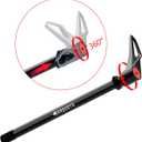 1.75mm Thread Pitch Front Rear Quick Release Thru Axles for Bicyle Suspension Forks Rigid Forks and Bike Rear Frame, Free Rotating Handle Road Mountain Bike Axle: 12mm x 175mm to 180mm Includes 2 Size (Back)