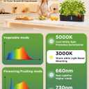 Hydroponics Growing System Kits,Smart Indoor Herb Garden with 24W LED Grow Light Planting Height Adjustablewith,12 Pods Plant Germination Kit,with Quiet Pump, Ideal Gift for All Ages
