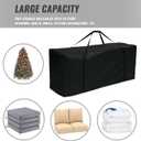 Outdoor Patio Cushion Storage Bags 68Inch Waterproof Extra Large Patio Furniture Cover Cushion Storage Bag with Handle and Zipper