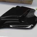 SHMT ABS Left Right Side Cover Panel Vivid Black for Harley Touring Street Glide FLHX Electra Glide FLHT Road Glide FLTR Road King FLHR 1997-2007