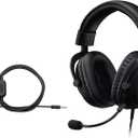 Logitech G Pro X SE Wired Gaming Headset: Blue VO!CE Detachable Boom Mic, DTS 7.1, 50 mm Drivers, USB/3.5mm Aux, USB DAC Included, for PC, Xbox, PS5, PS4 - Black