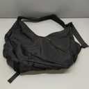 JUST DO Yoga Tote Gym Shoulder Bag for Men&Women, Waterproof Wet Pocket & Adjustable Mat Strap  Large Duffle Workout Bag with Water Bottle Holder (Black)