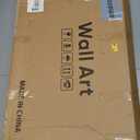 Large Framed Colorful Abstract Wall Art for Living Room, Set of 2 Canvas Prints Paintings Artwork for Walls, Modern Bright Multicolor Pictures for Hallway Bedroom Office Wall Decor 24x36