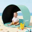 Gorich Pop Up Baby Beach Tent with UPF50+ UV Protection, Portable Toddler Sun Shelter with Mesh Ventilation, Lightweight & Foldable Play Shade Tent for Beach, Park & Backyard