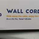 Cable Hider Raceway Kit, Wire Hiders for TV on Wall 68in(4X L17in), Paintable Cord Cover Channel, Cord Hider for Wall Mounted TV in Home Office, W0.95in X H0.47in, Grey