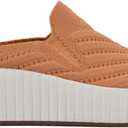 WHITE MOUNTAIN Women's Shoes Dystant Platform Sneaker (6.5, Apricot/Fabric)