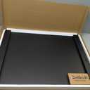 Black Stove Top Cover for Gas & Electric Range | 30"x22" Wooden Noodle Board with Handles | Multi-Layered Wood Kitchen Space Saver