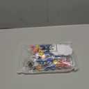 Aulufft 180 Pcs Mini Acrylic Paint Set,15 Pack Acrylic Paint Strips with 30 pcs Paint Brushes and 15 pcs Palettes,12 Colors Kids Paint Set Container Strips Storage for Painting Artistic Crafts