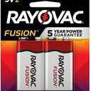 Rayo Fusion 9V Battery 2PK