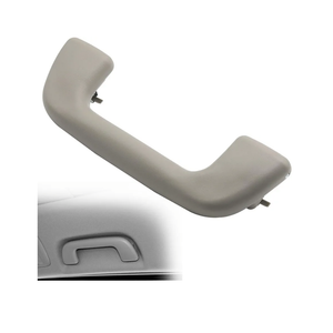 Front Inner Roof Pull Handle Grab Auto Interior Ceiling Handrail Without Hook Compatible with Toyota Corolla Yaris Vios Rav4 Replace 74610-52020 LH=RH Universal Beige Grey