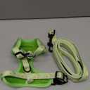 Dog Harness and Leash Set, Adjustable Dog Harness, Dog Leash, No Pull No Choke Puppy Harnesses for Walking Training for Small Medium Pet (XS(Chest 9.9 - 13.5", Neck 7.8 - 10.2"), Avocado)