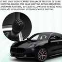 Car Gear Shift Knob Cover, Upgraded Anti-Slip Design Vehicle Knob Gear Stick Protector, Universal Durable Vehicle Interior Accessories, Shifter Cover Stick for Most Cars (5-Speed Right)