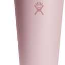Hydro Flask All Around Tumbler Press-in Lid, Insulated Travel Mug, Stainless Steel Coffee Cup 28 Oz Tonal Trillium Pink