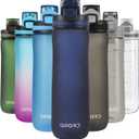 Opard Sports Water Bottles 20/24 Oz BPA Free Leak Proof Tritan Plastic Bottle Flip Top Kids Water Bottle Fast Flow/Water Bottle with Straw